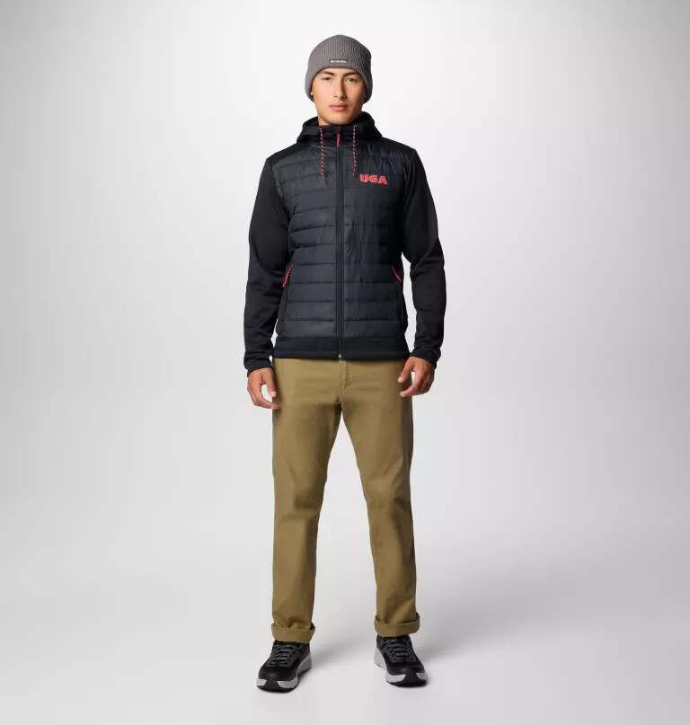 herre collegiate out-shield hybrid hettegenser – georgia