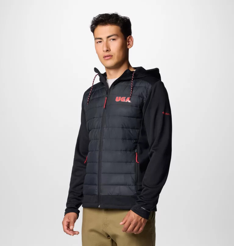 herre collegiate out-shield hybrid hettegenser – georgia