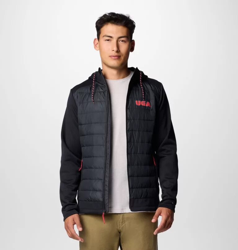 herre collegiate out-shield hybrid hettegenser – georgia