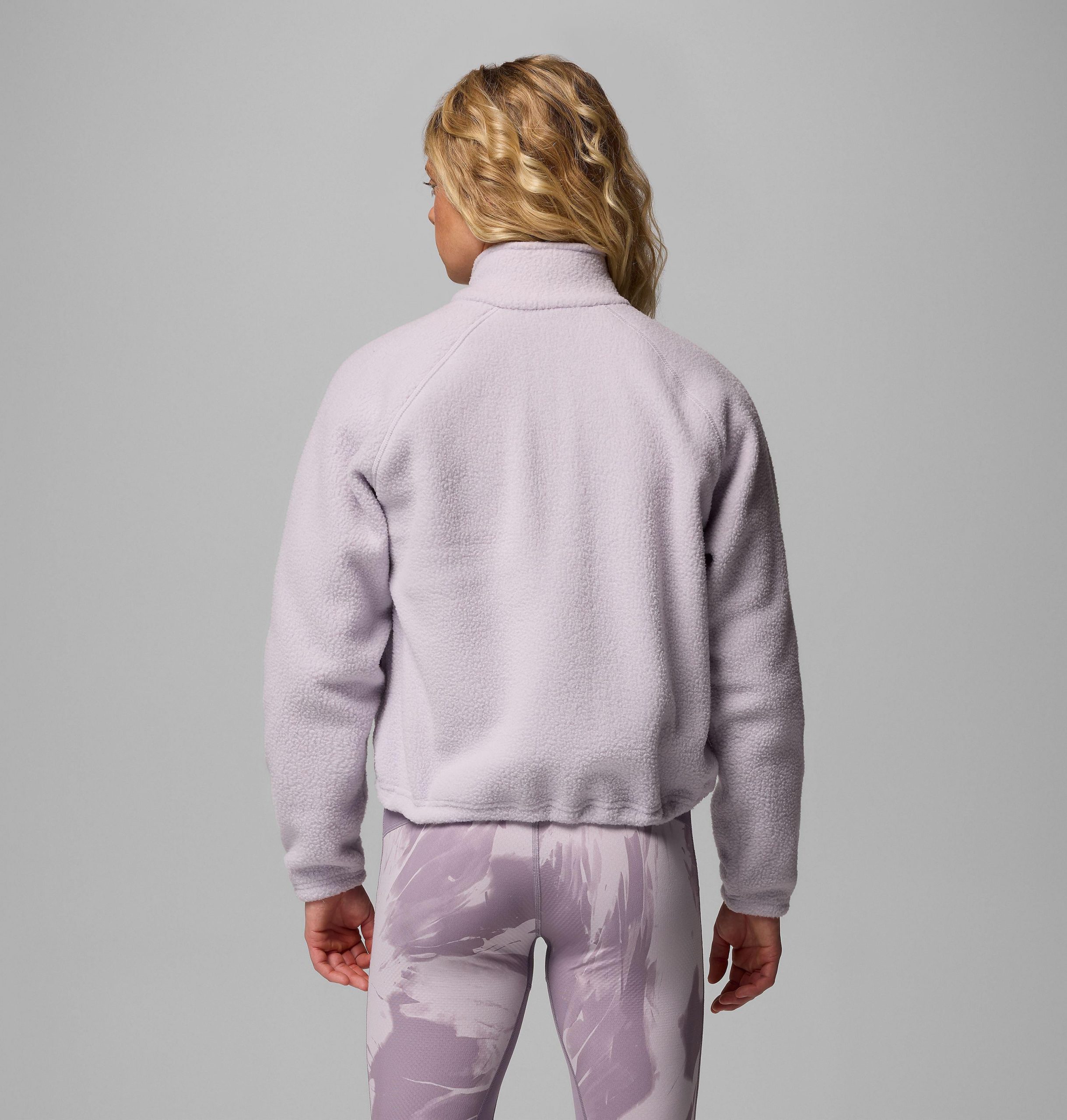 dame jasper ridge pebbled fleece full snap