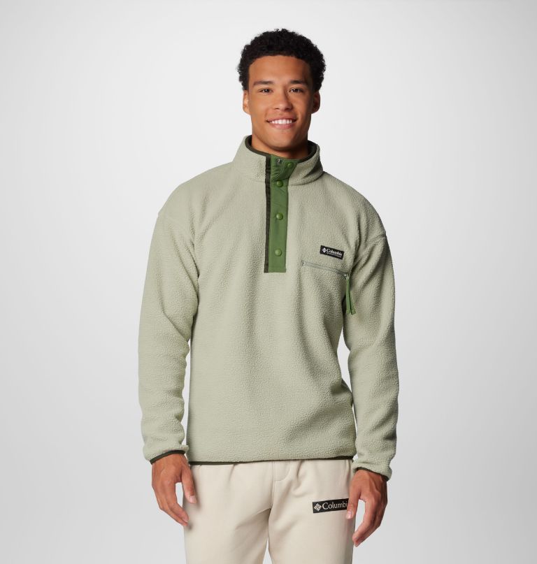 herre helvetia ii half snap fleece-genser