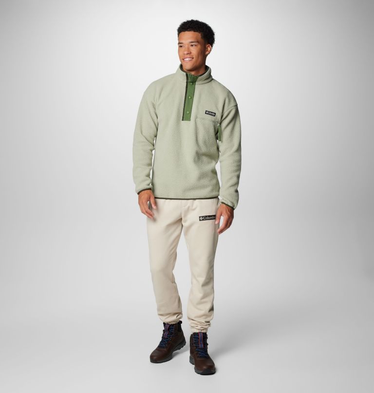 herre helvetia ii half snap fleece-genser