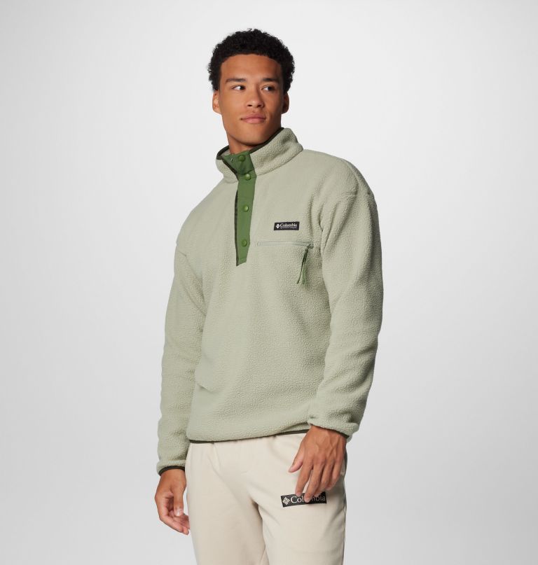 herre helvetia ii half snap fleece-genser