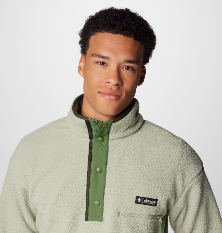 herre helvetia ii half snap fleece-genser