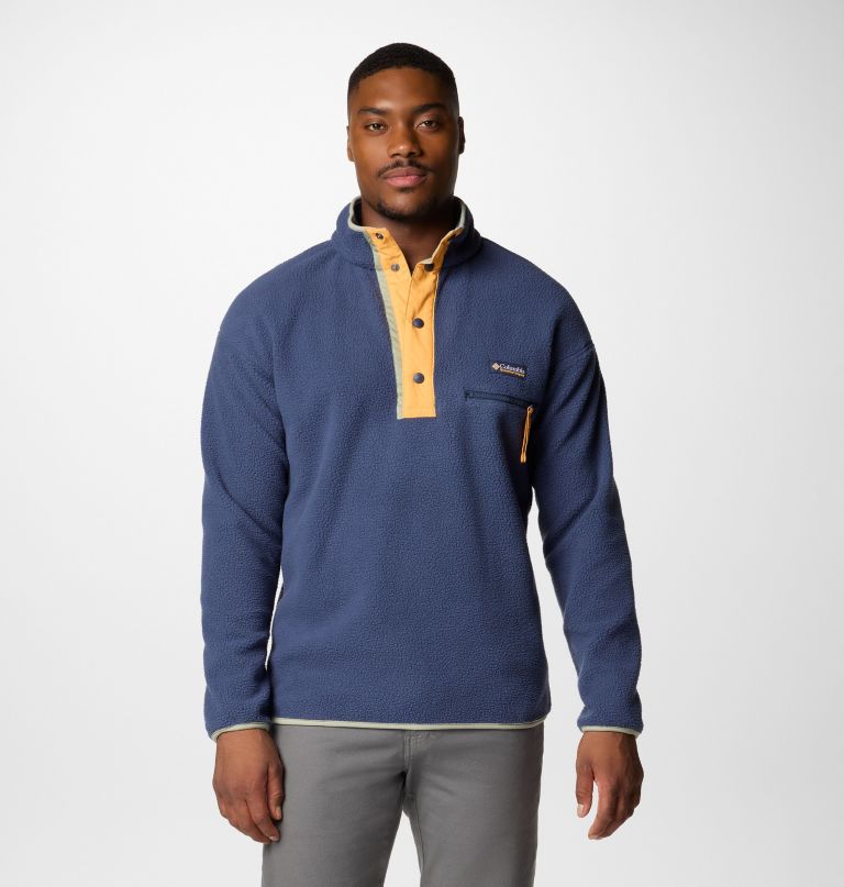 herre helvetia ii half snap fleece-genser