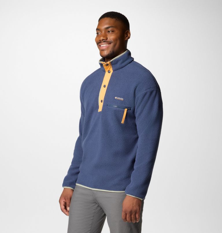 herre helvetia ii half snap fleece-genser