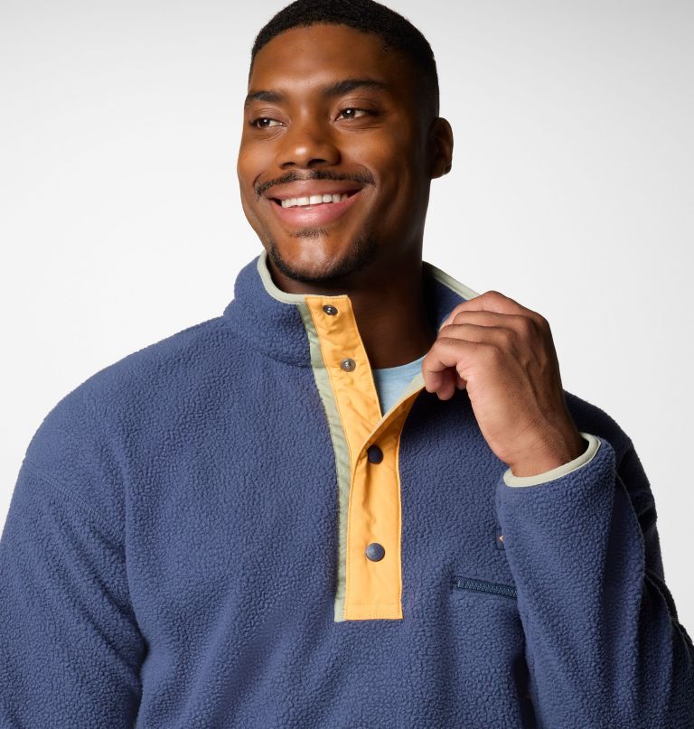 herre helvetia ii half snap fleece-genser