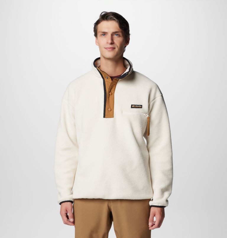 herre helvetia ii half snap fleece-genser