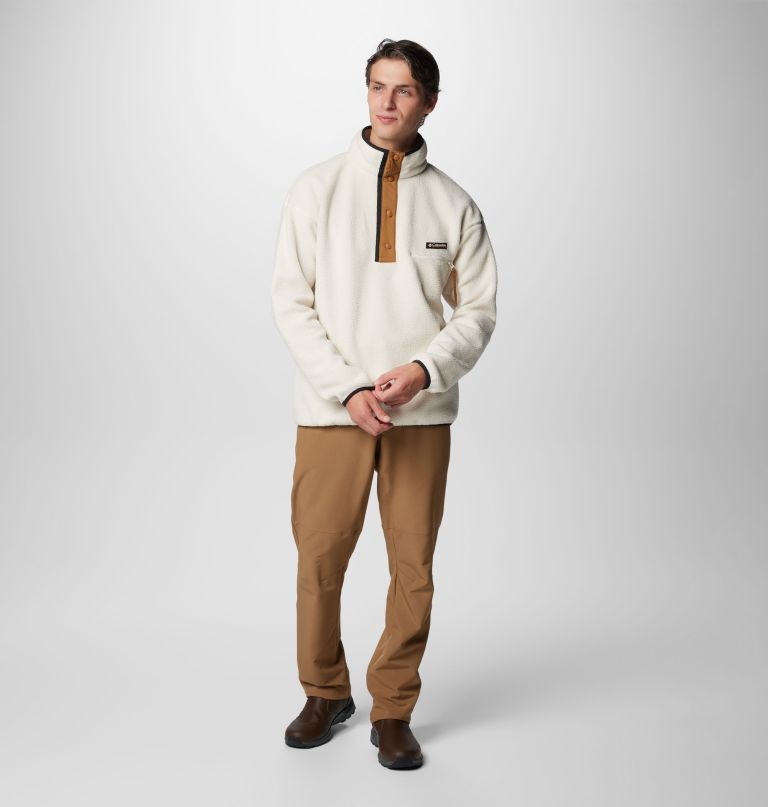 herre helvetia ii half snap fleece-genser