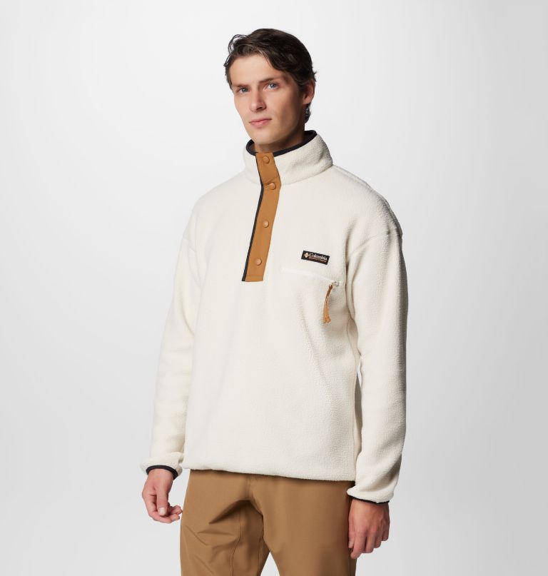 herre helvetia ii half snap fleece-genser