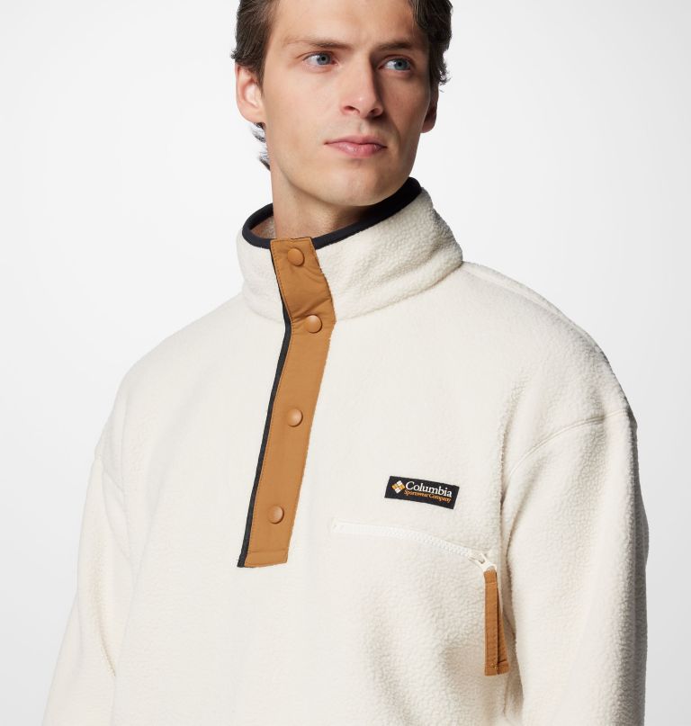 herre helvetia ii half snap fleece-genser