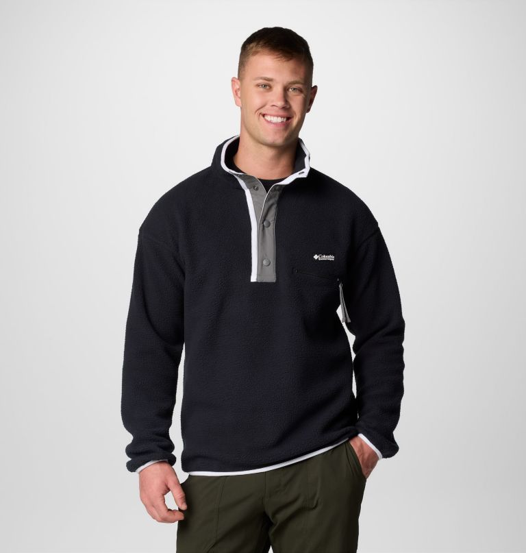 herre helvetia ii half snap fleece-genser