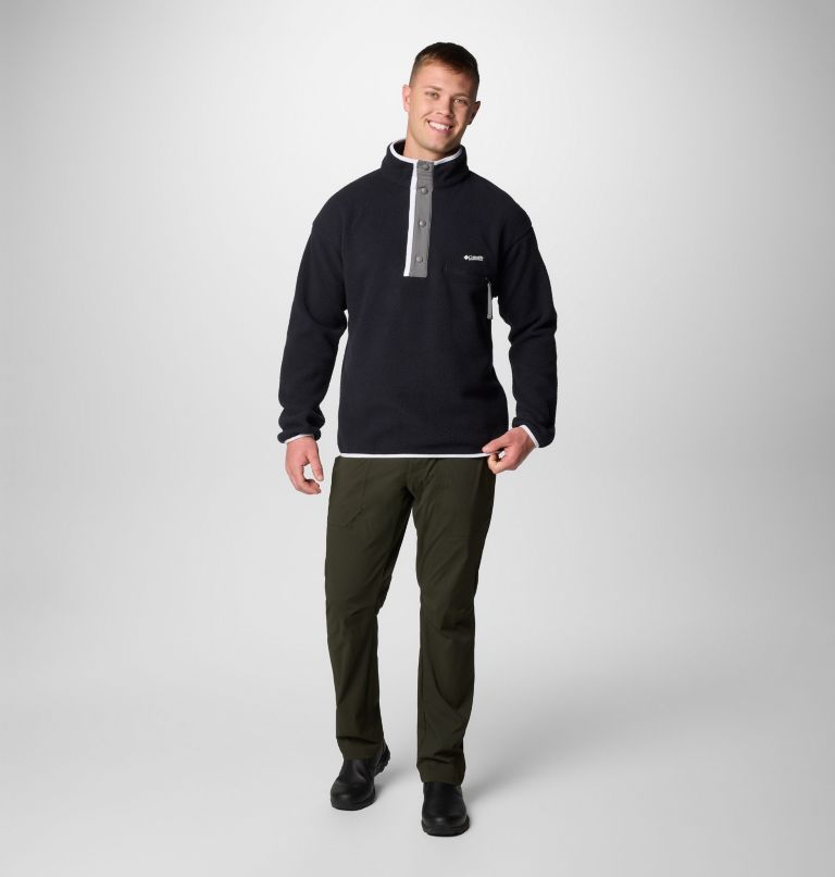 herre helvetia ii half snap fleece-genser