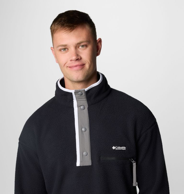 herre helvetia ii half snap fleece-genser