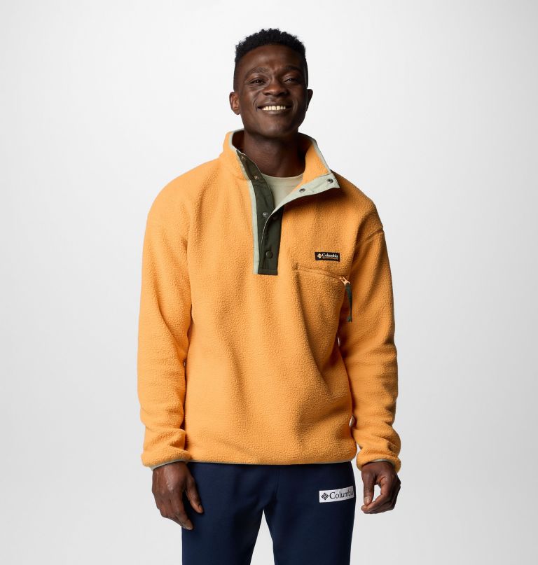 herre helvetia ii half snap fleece-genser