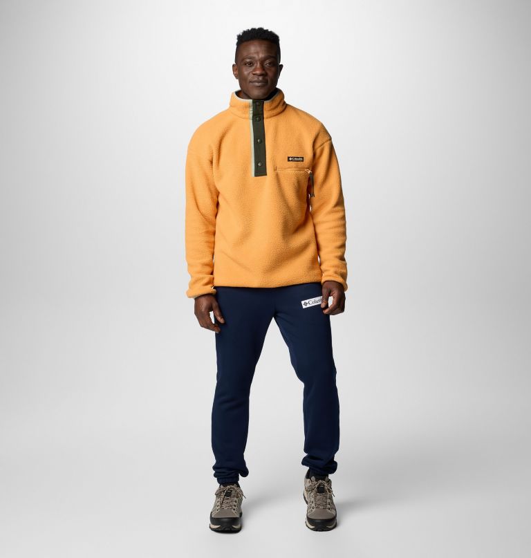 herre helvetia ii half snap fleece-genser