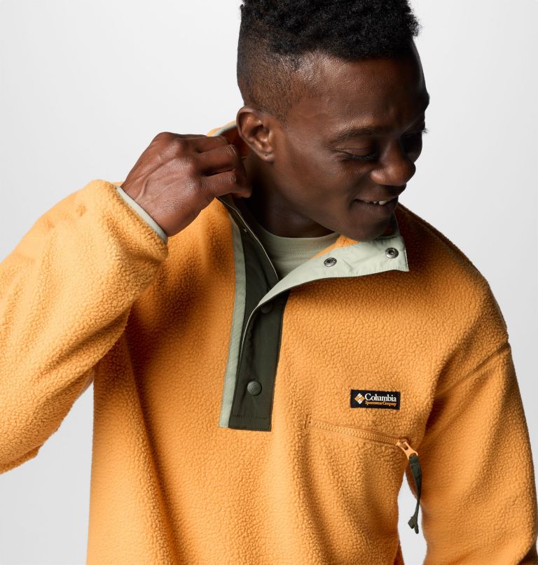 herre helvetia ii half snap fleece-genser