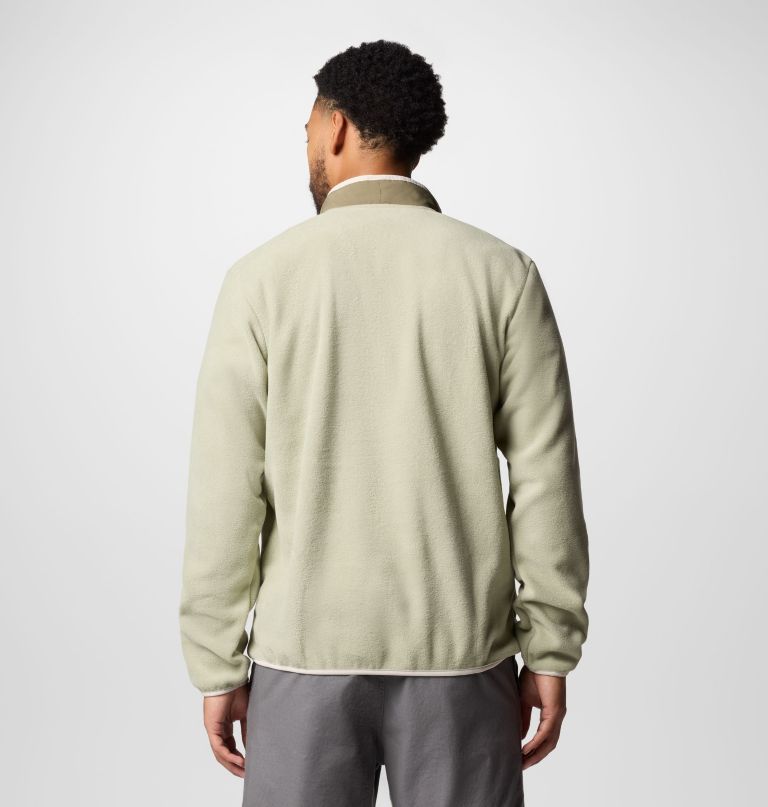 herre sequoia grove fleece med kort glidelås