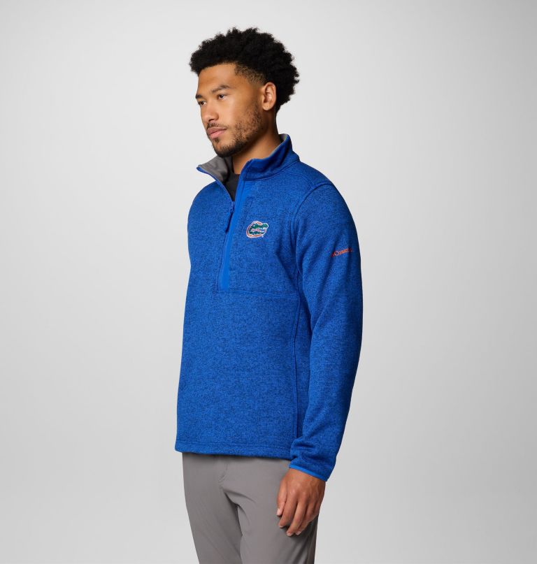 herre college genser weather fleece half zip genser – florida