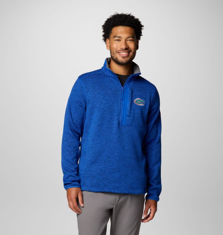 herre college genser weather fleece half zip genser – florida