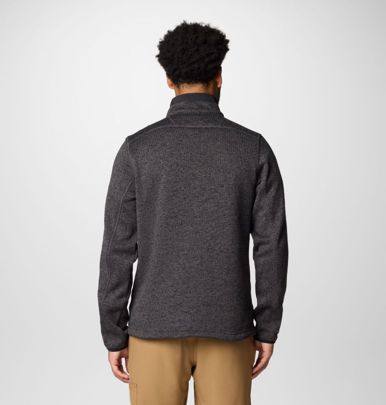 herre college genser weather fleece half zip – georgia