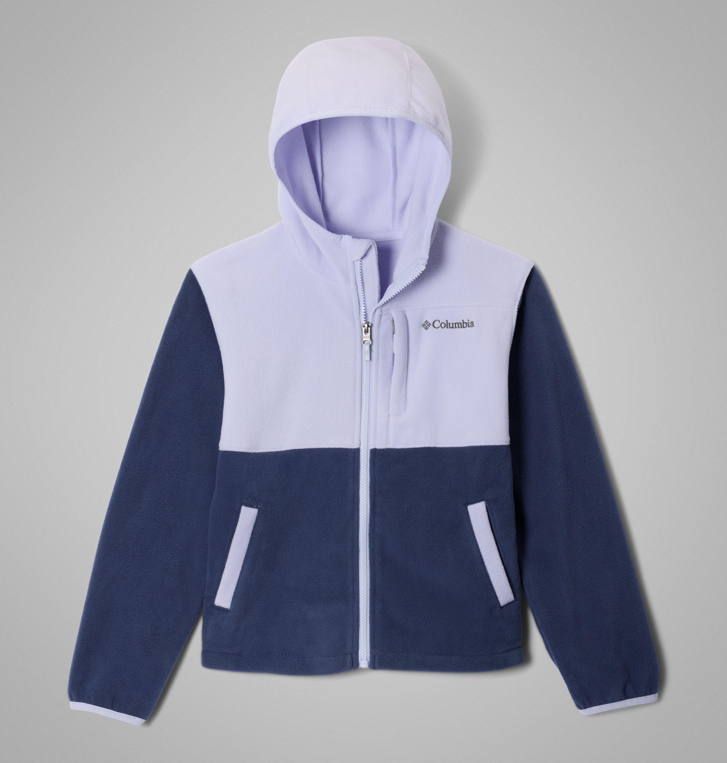 barnas fleece-hettegenser til fall