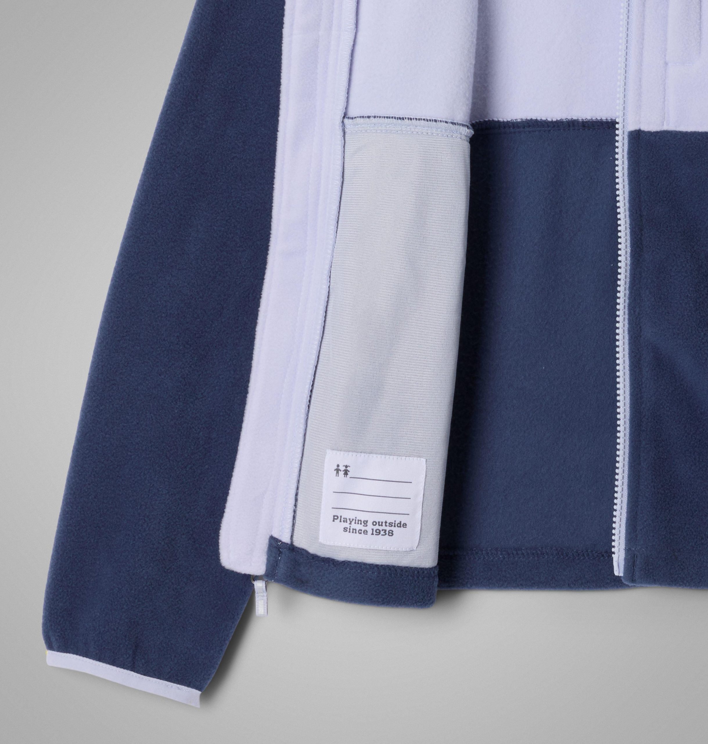 barnas fleece-hettegenser til fall