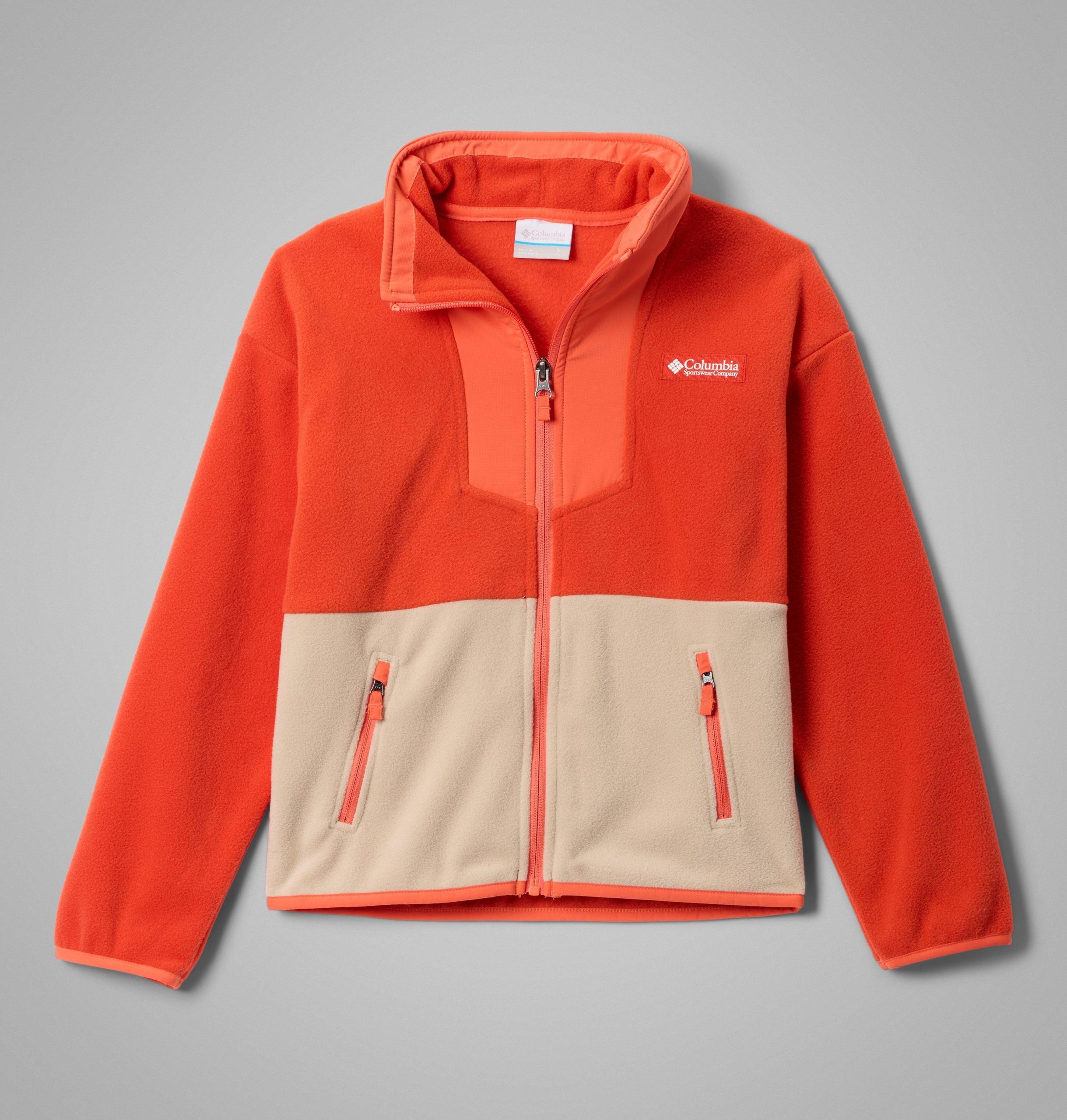 sequoia grove fleece med glidelås til barn