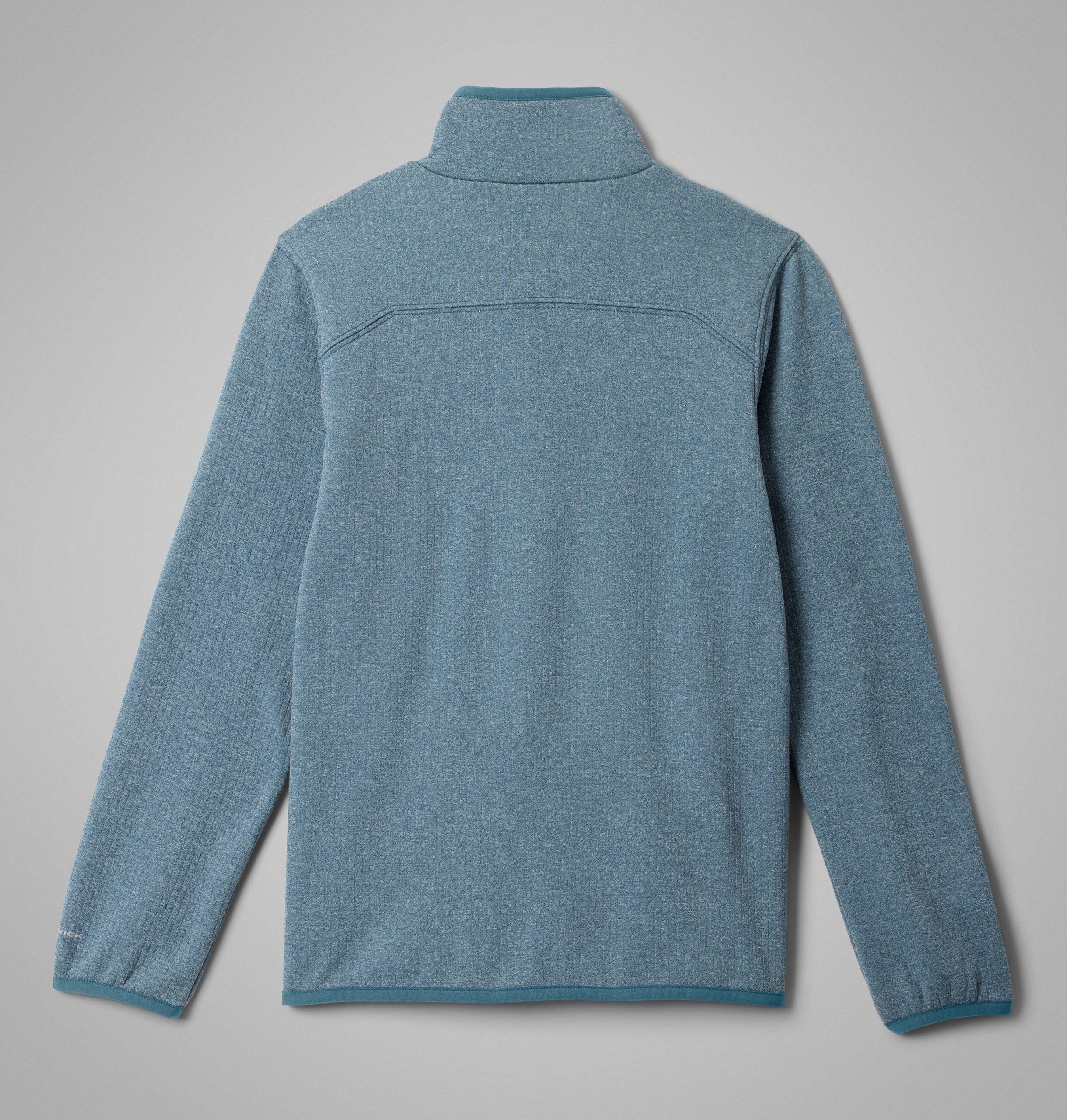 barnas essential hike grid fleece full zip