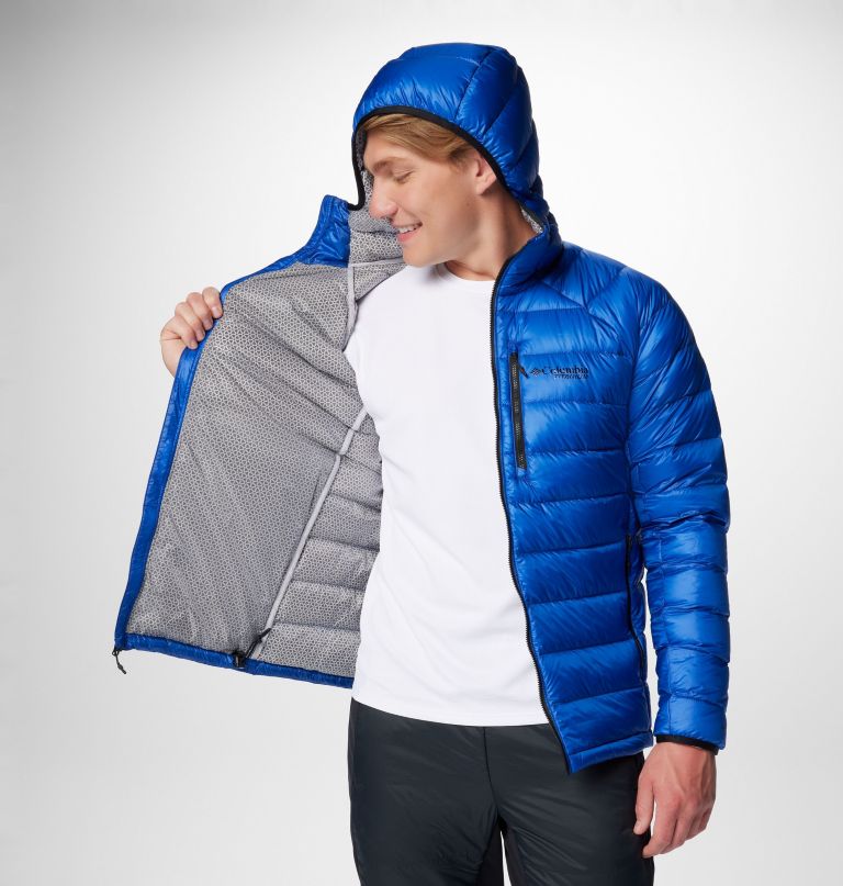herre arctic crest dunjakke med hette