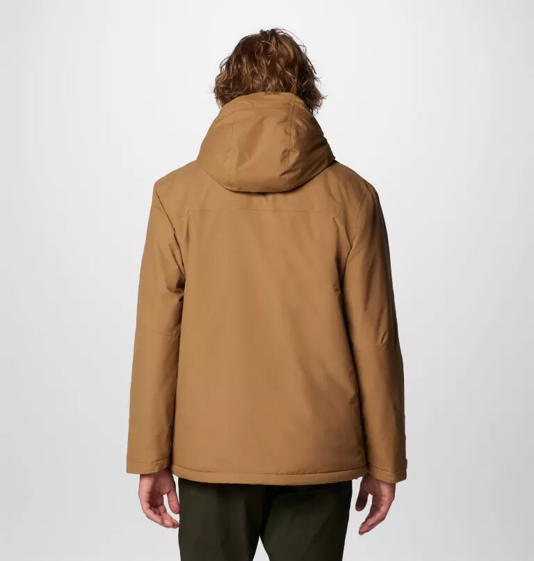 landroamer sherpa-fôret jakke for menn