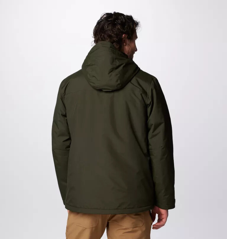 landroamer sherpa-fôret jakke for menn