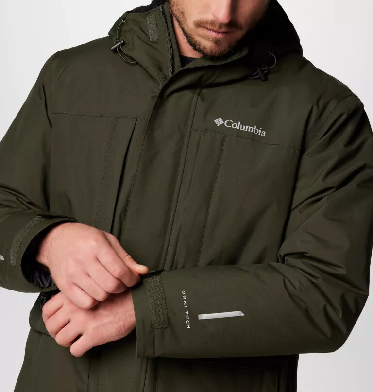 landroamer sherpa-fôret jakke for menn
