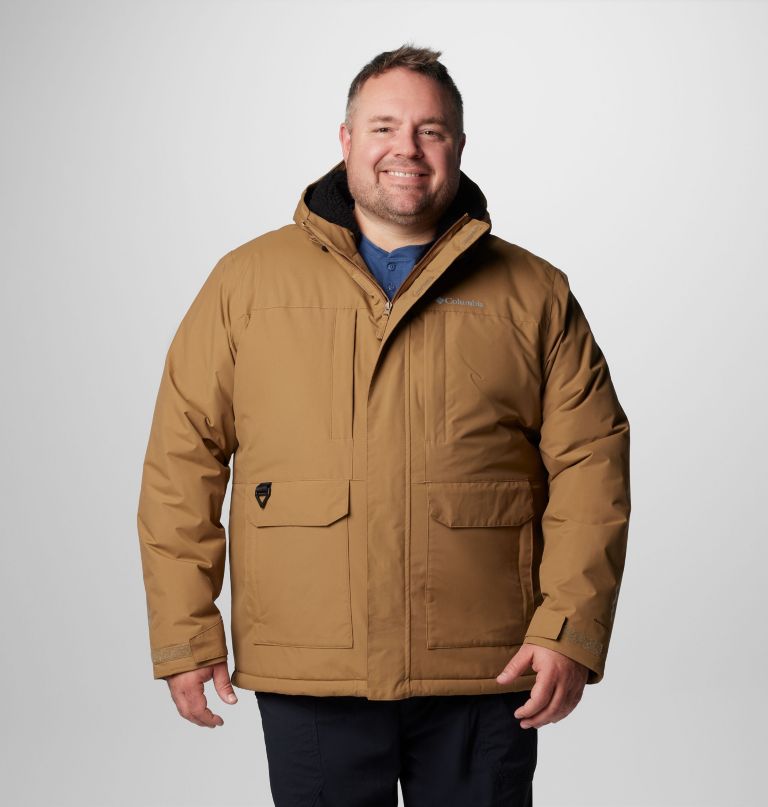 landroamer sherpa-fôret jakke for menn - stor