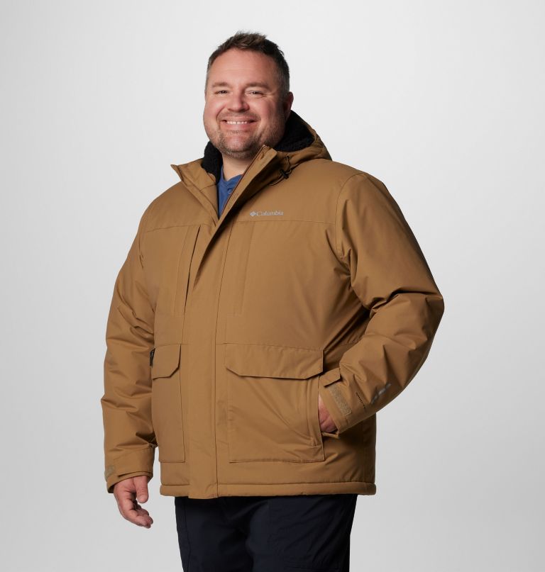 landroamer sherpa-fôret jakke for menn - stor