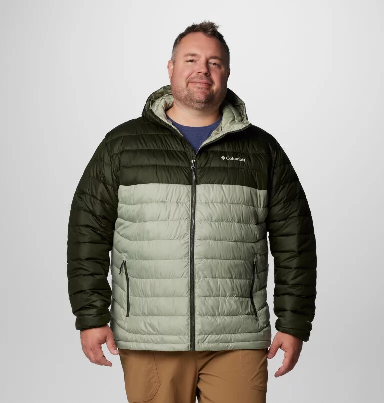 herre powder lite ii hettejakke – stor