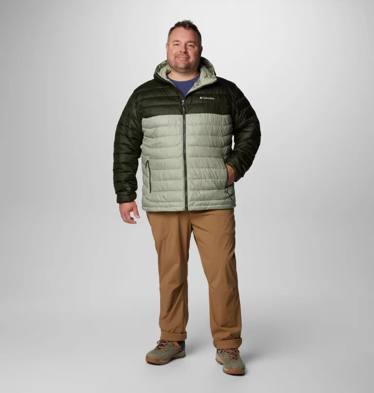 herre powder lite ii hettejakke – stor