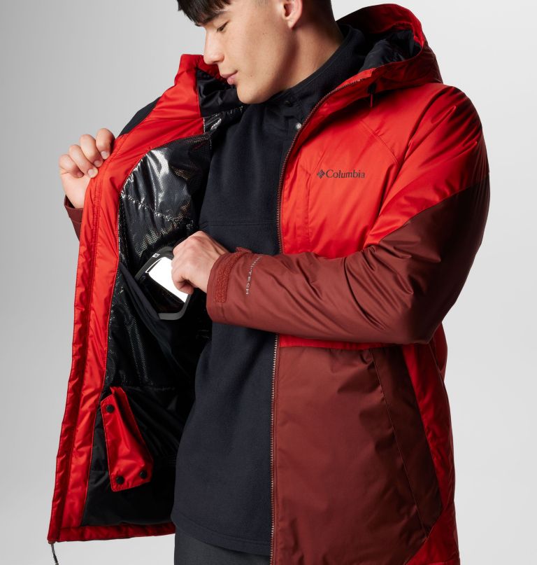 herre snowy summit-jakke – høy