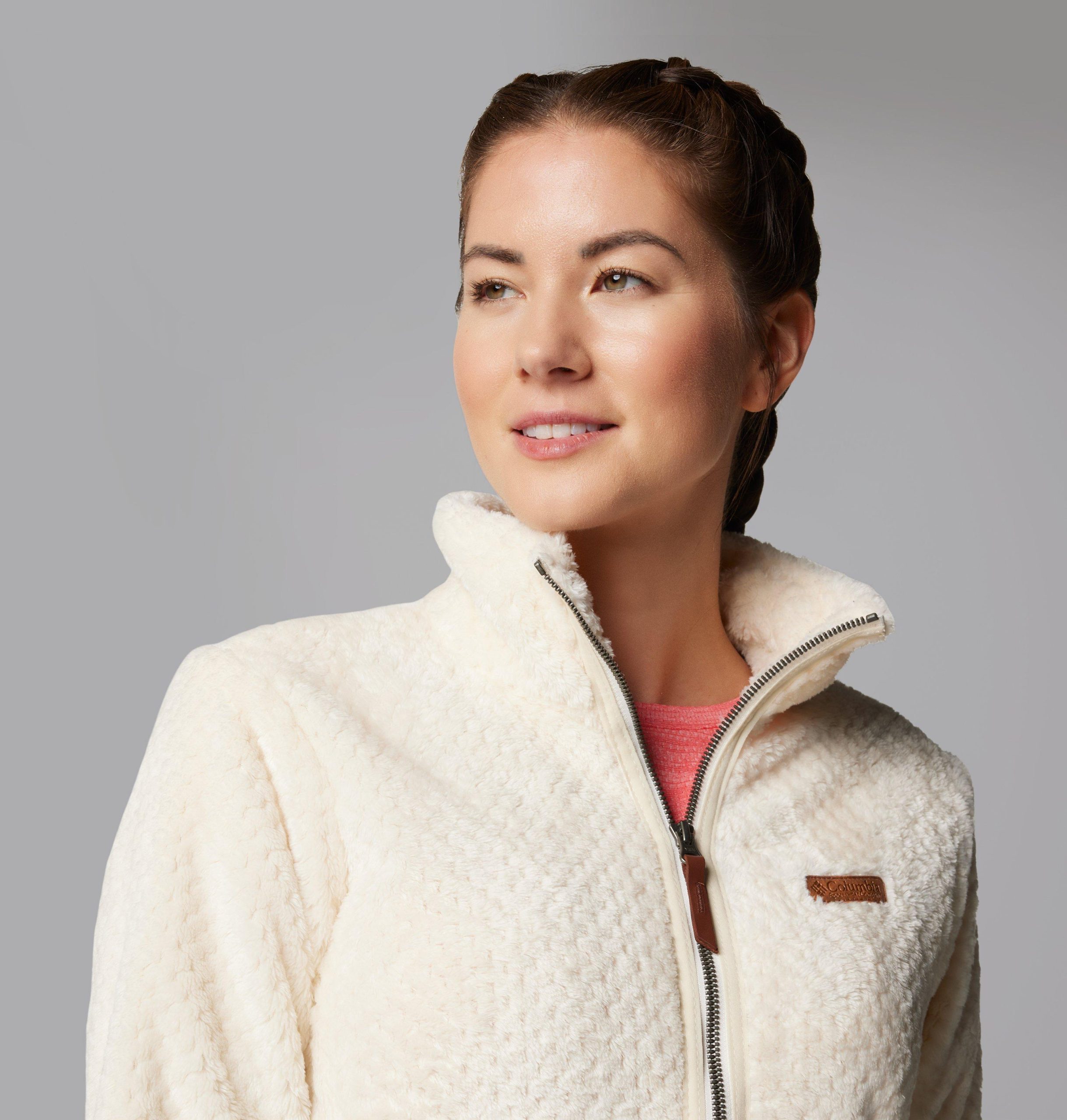 fire side ii sherpa fleece med glidelås for kvinner