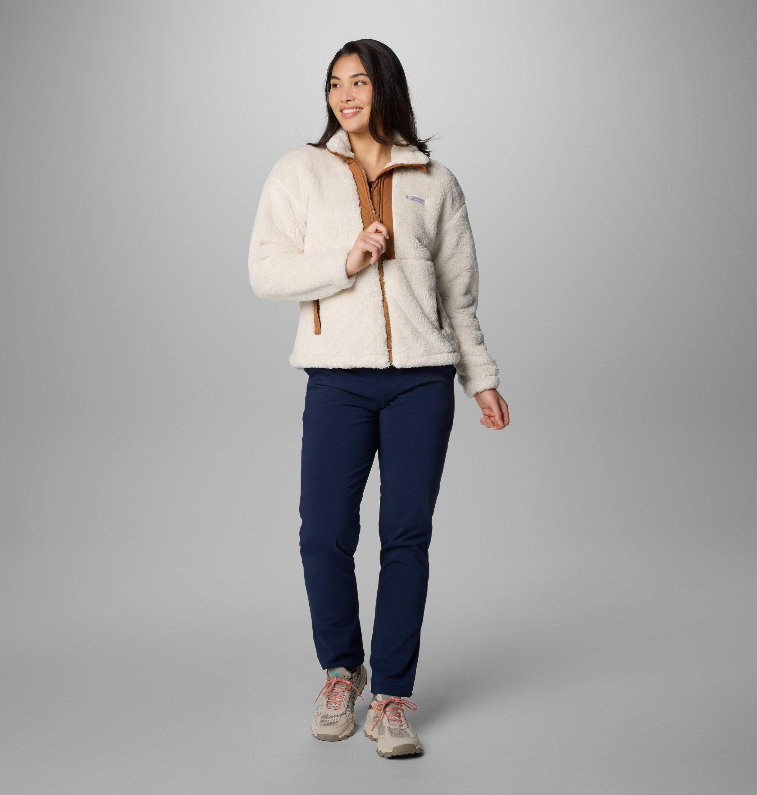 dame boundless discovery sherpa full zip ii-jakke