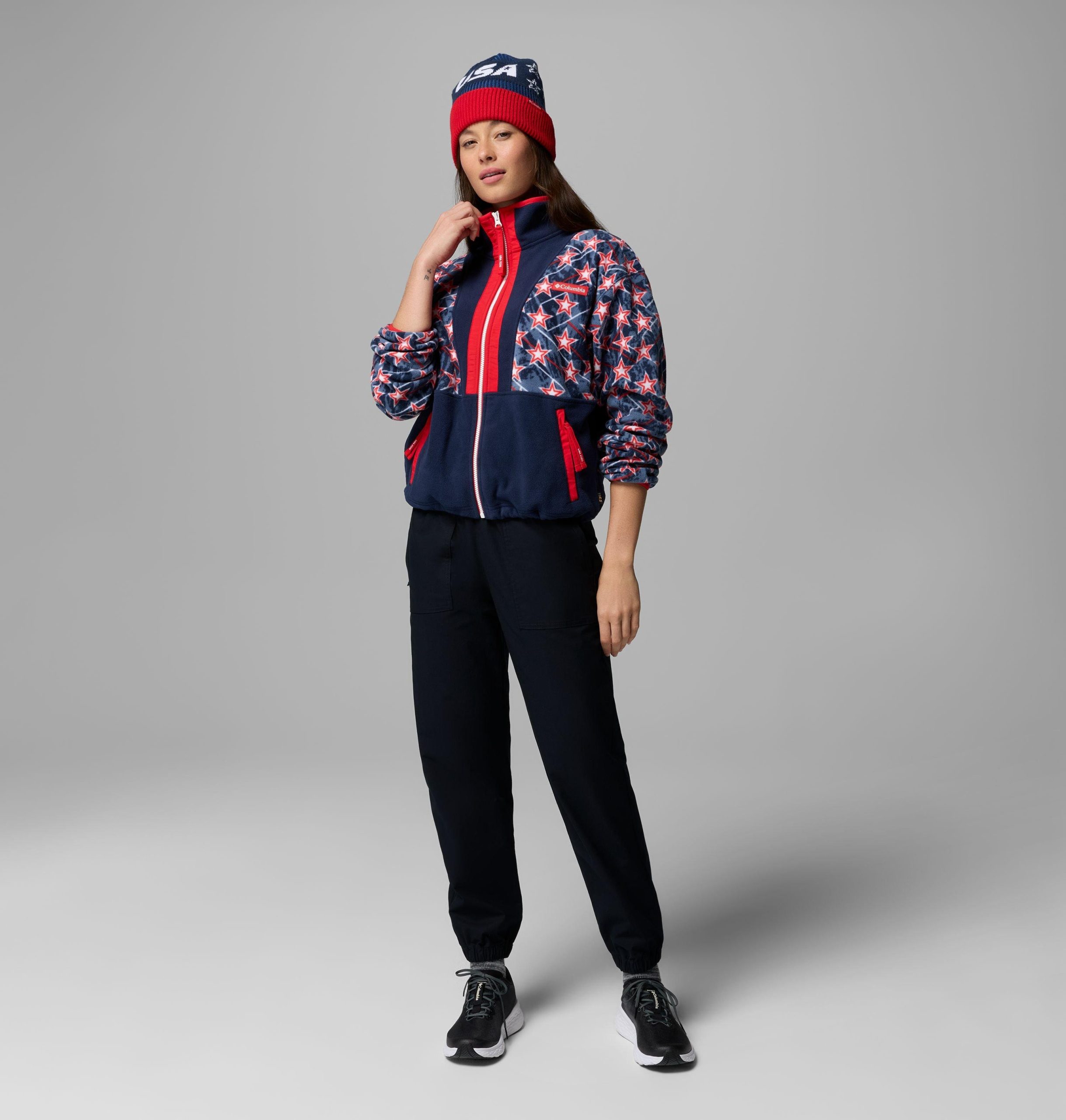 kvinner usa 2026 fleece