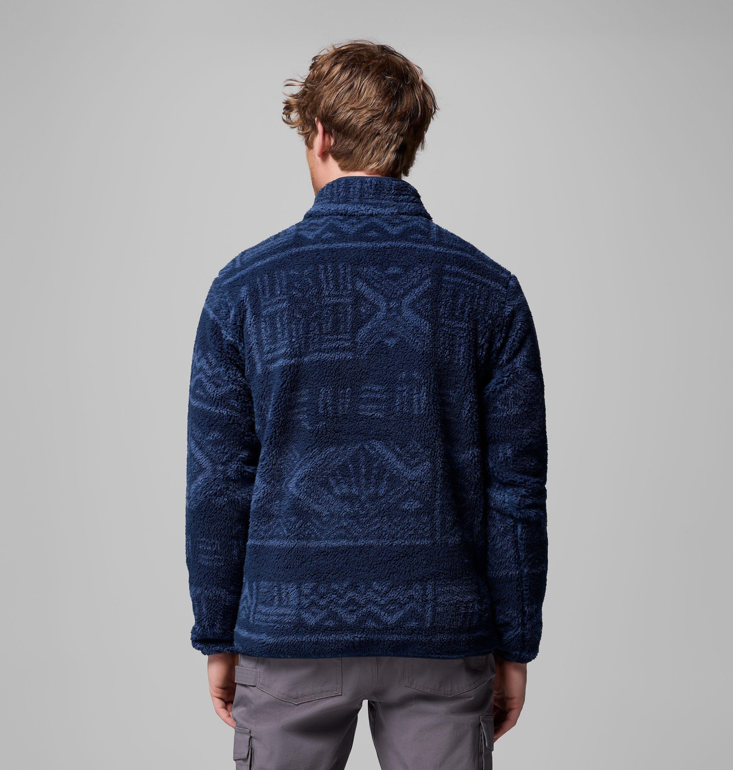 herre rugged ridge høypilet halv glidelåsjakke