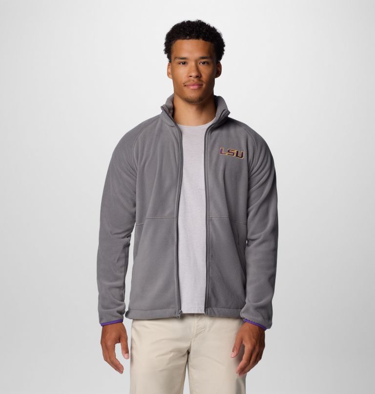 herre collegiate flanker iv fleecejakke – lsu