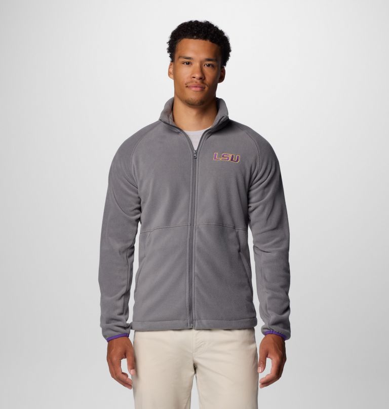 herre collegiate flanker iv fleecejakke – lsu