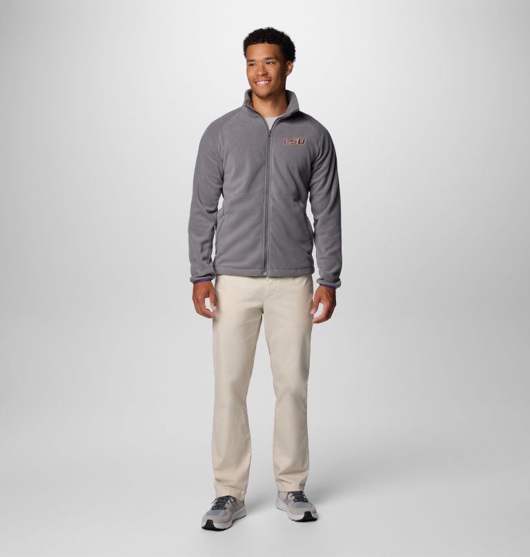 herre collegiate flanker iv fleecejakke – lsu