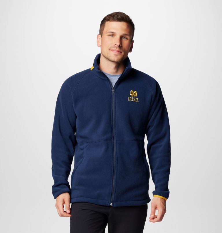 herre collegiate flanker iv fleecejakke – notre dame
