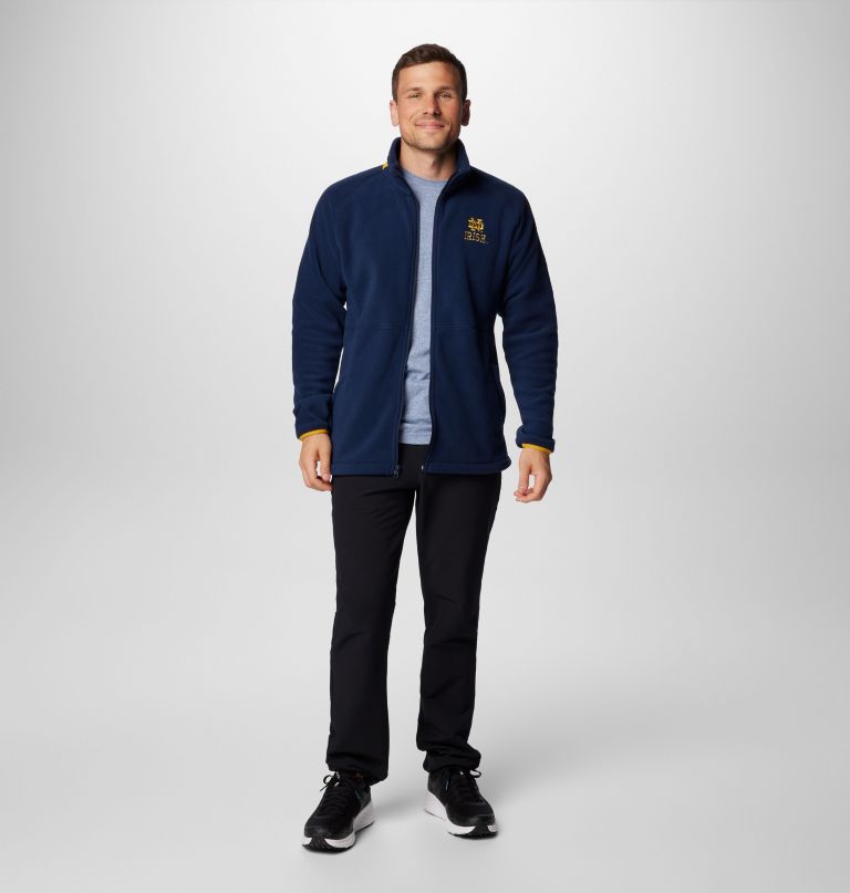 herre collegiate flanker iv fleecejakke – notre dame