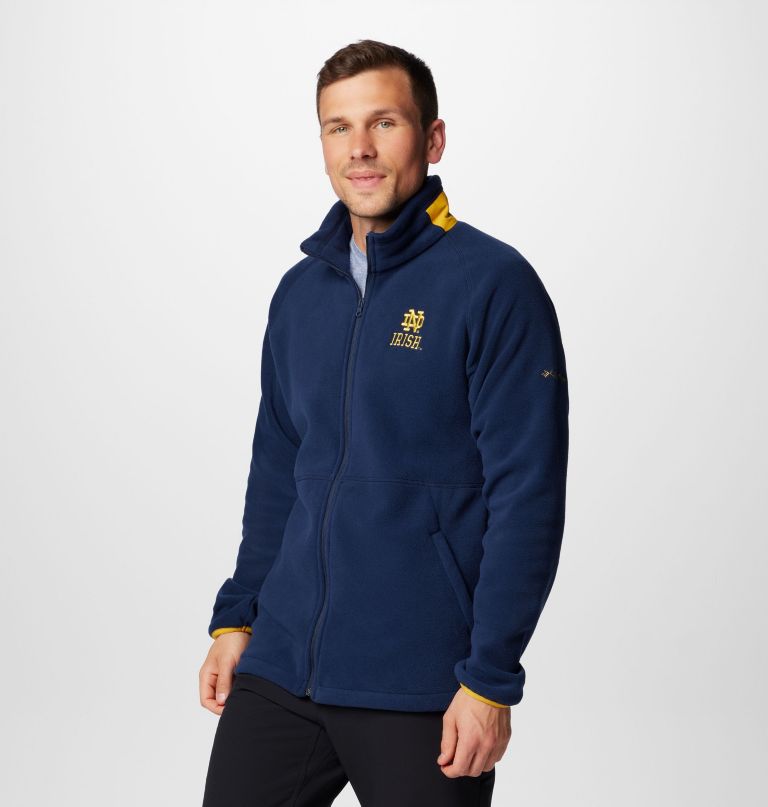 herre collegiate flanker iv fleecejakke – notre dame