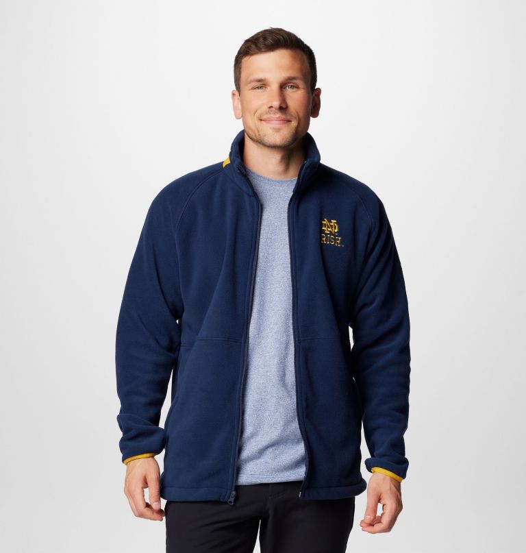herre collegiate flanker iv fleecejakke – notre dame