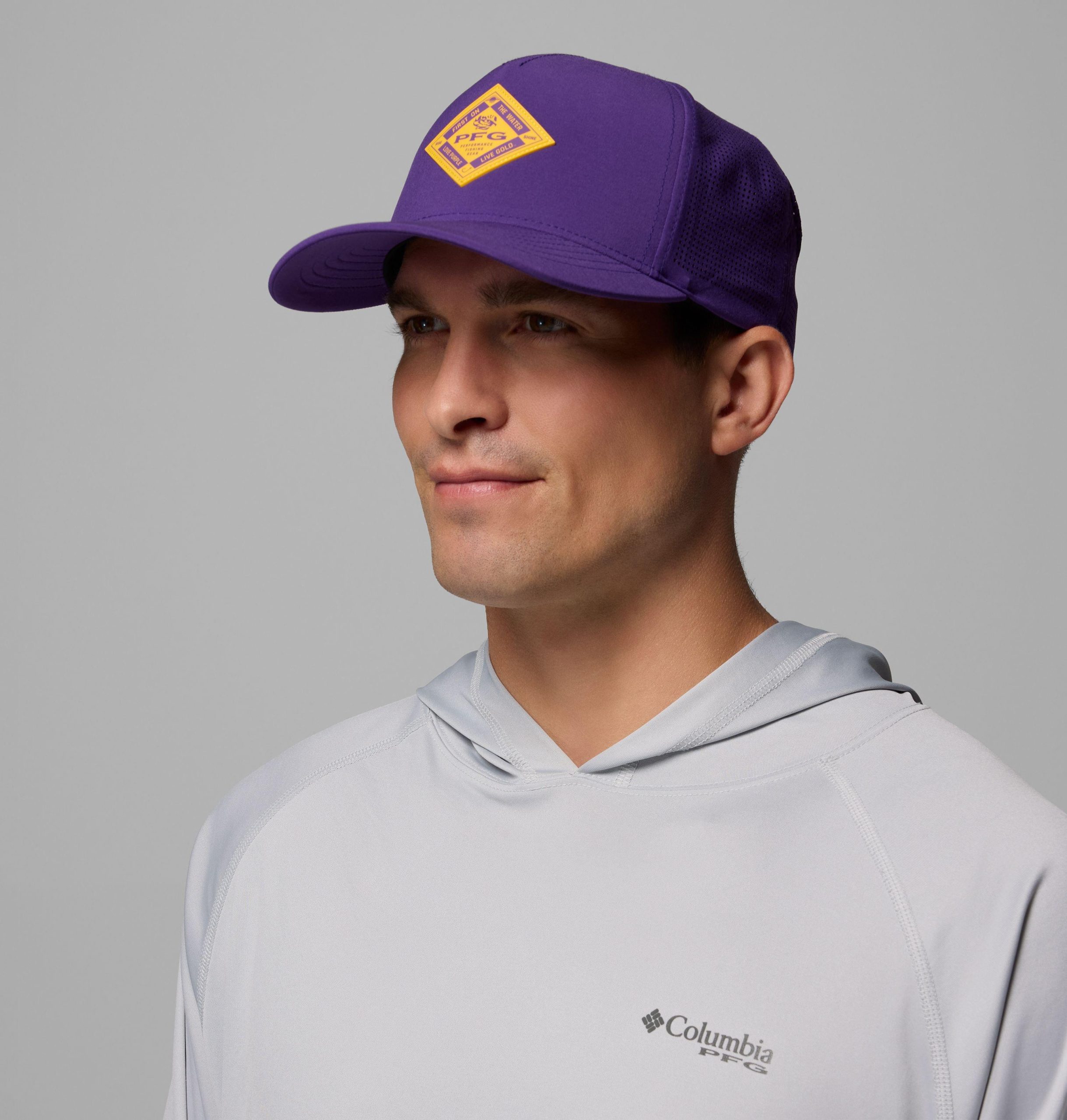 collegiate pfg elite 3d stretch snap back – lsu